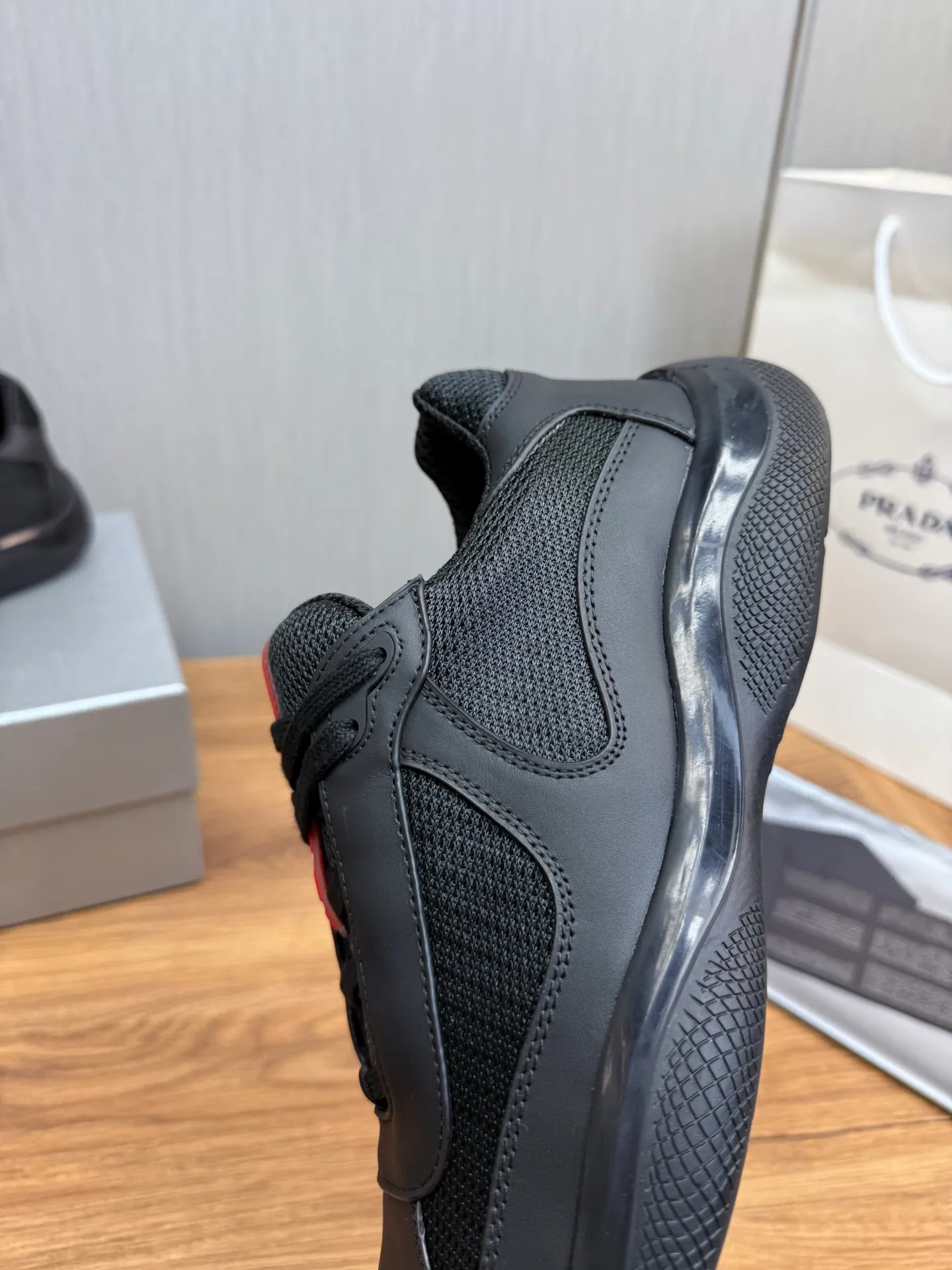 Men's shoes 💰560💰 [PRADA] Men's shoes are popular in the counter, official website is synchronized, 1 high-quality shipment ✔️Original cowhide upper + cowhide lining, 1🆚1 replica, original sole, 38-45 (45 customized, non-refundable)